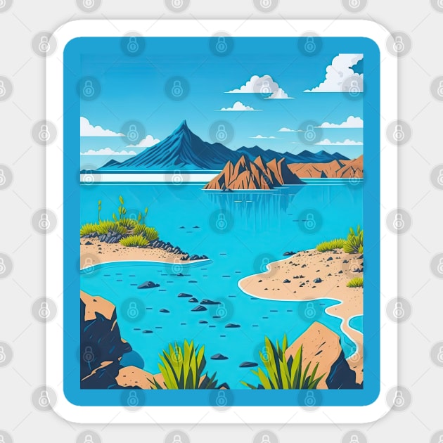 The Blue Lagoon Blue Lagoon Gift Sticker TeePublic